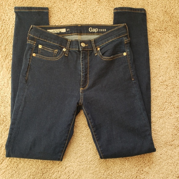 GAP Pants - Gap1969 Stretch True Skinny Blue Denim Jeans